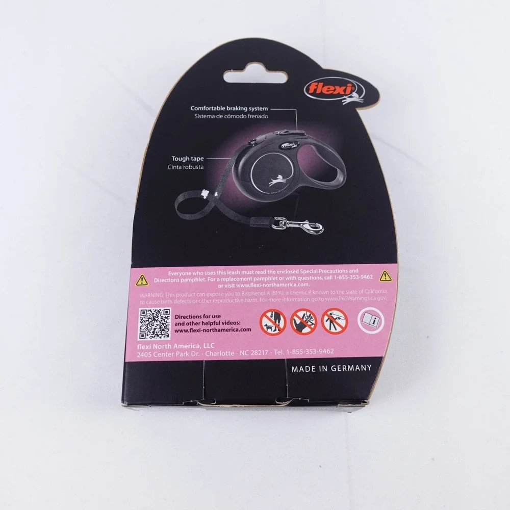 Flexi Comfort Dog Leash Retractable Tape XS Pets 0-26 lbs Blue 10 feet NEW